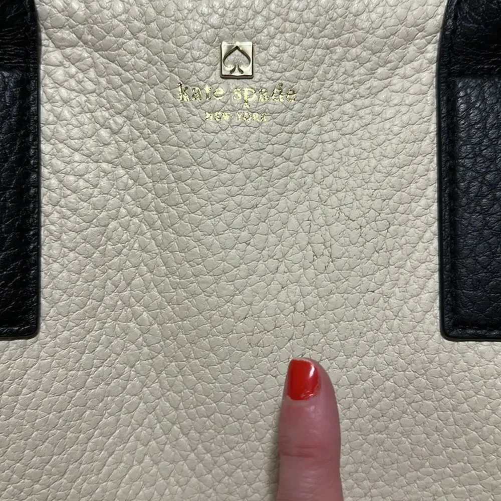 Kate Spade Black and Cream Women's Bag